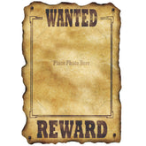 Wanted Reward Photo Holder